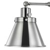Progress Lighting Hinton 1-Light Swing Arm Wall Bracket, Brushed Nickel, Metal Shade - 3 of 4
