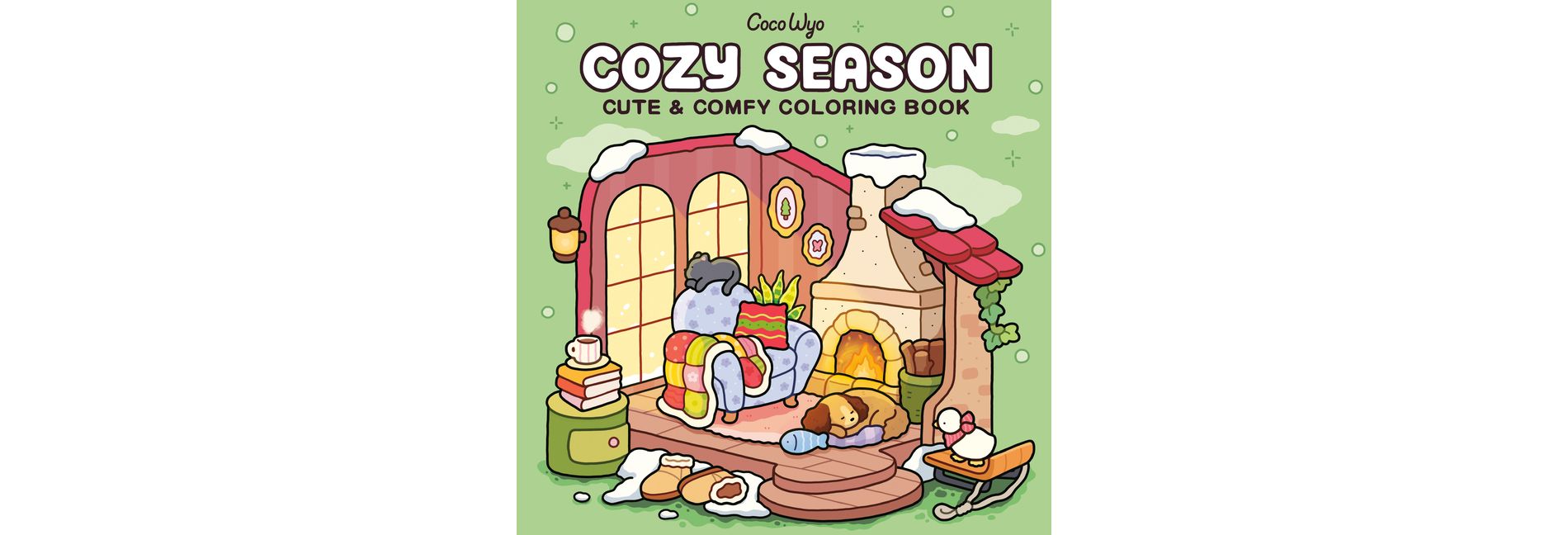 Cozy Season - (Cozy Spaces Coloring) by  Coco Wyo (Paperback)