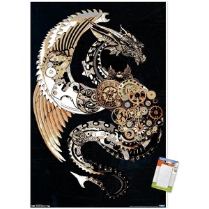 Trends International Steampunk Dragon Unframed Wall Poster Prints - 1 of 4