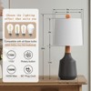 Maxax brown/black/Grey  Ceramic Table Lamps - 3 of 4