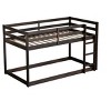 NicBex Twin Over Twin Bunk Bed,Wood Bunk Beds with Ladder,Bunk Bed Frame for Kids,Box Spring Not Required - 4 of 4