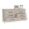 NicBex 6 Drawer Double Dresser for Bedroom,Modern Style  Drawers with Black Metal Pulls,Dressers for Kids Room,Living Room,Entry and Hallway - 4 of 4