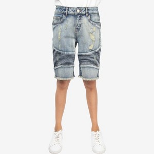 X RAY Boy's Stretch Denim Shorts,Jeans Shorts -Kids Shorts - 1 of 4