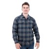 Old Ranch Brands Men's Tall Ranger Organic Snap Flannel Shirt - 4 of 4