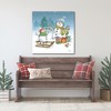 Snowman Family III Gallery-Wrapped Canvas - 2 of 4
