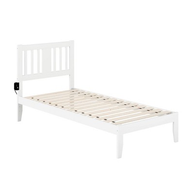 AFI Tahoe Queen Testiera Per Letto Con 2 Porte USB Turbo - Finitura Noce - Legno Massiccio