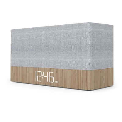 Ci320 Simple Stack Bluetooth Speaker with Clock - Wood - Capello