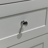 LIVAREEmlen White 3-Drawer Modern Nightstand with Charging Station and USB Ports & Power Outlets,Wooden Bed Side Table/End Table for Bedrooms - 4 of 4