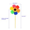 Unique Bargains Colorful Garden Rainbow Durable Wind Spinner - 4 of 4