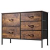 Dresser with 5 Drawers, Wide Fabric Chest with Drawer Organizers for Bedroom, Closet, Hallway - 2 of 4