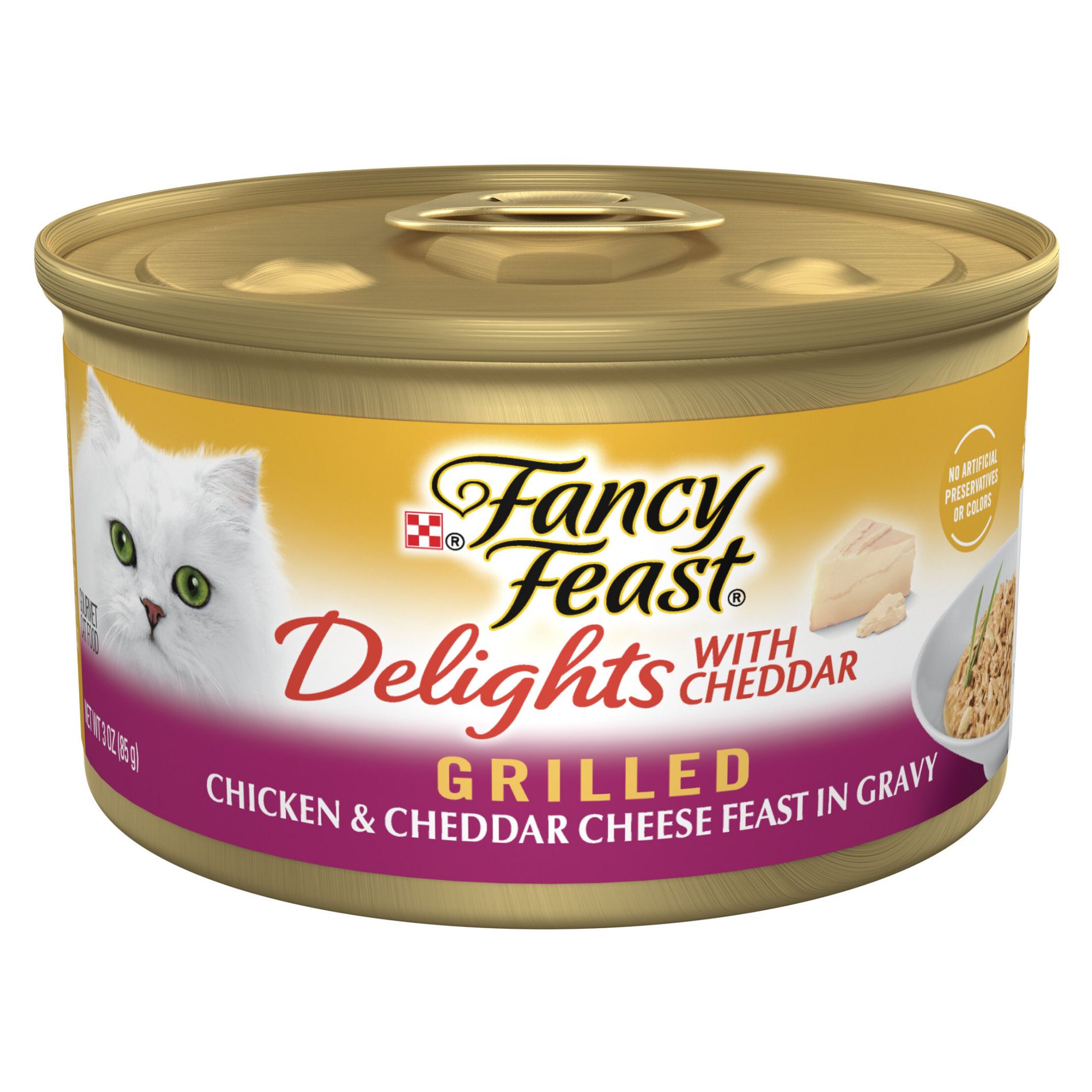 Purina Fancy Feast Grilled Gravy Delights Feast Wet Cat Food Can  - 3oz