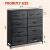 Fabric Dresser 10 Drawers, Storage Tower with Fabric Bins - 3 of 4