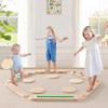 Tiny Land® Montessori Balance Beam - Wooden Balance Boards and Stepping Pads - 4 of 4