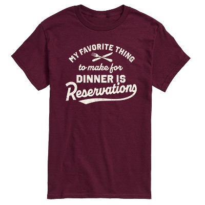 Men's - Instant Message - My Favorite Thing To Make For Dinner Short Sleeve Graphic T-Shirt