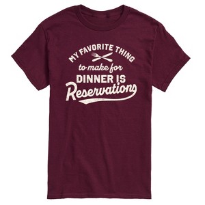 Men's - Instant Message - My Favorite Thing To Make For Dinner Short Sleeve Graphic T-Shirt - 1 of 4