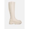 Blume Faux Leather Chunky Platform Knee Length Boots - image 2 of 4