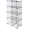 Costway 8 Cube Grid Wire Organizer Wardrobe Shelves Bookcase DIY - 4 of 4