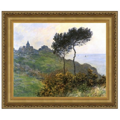 Design Toscano The Church at Varengaville, 1882: Canvas Replica Painting: Small