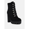 Yoko Fine Suede Quilted Ankle Boots Women - 2 of 4