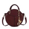 MKF Collection Nobella Women’s Crossbody Bag Croc-Embossed by Mia K - 2 of 4