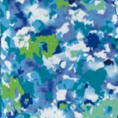 paradise blue abstract
