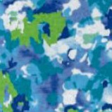 paradise blue abstract