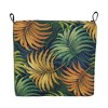 Blazing Needles, 20-inch by 19-inch Patterned Outdoor Spun Polyester Chair Cushions (Set of 2) - 2 of 2