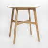 PAGED Rectangle Dining Table Mid Century Modern Kitchen Table Wood Bar Table with Stable Frame for Living Room - 3 of 4