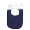 Hudson Baby Drooler Bib with Waterproof Lining, Blue Lime, One Size - 2 of 4