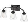 Millennium Lighting Josleen 3 - Light Vanity in  Matte Black - 4 of 4