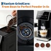 GustoWave Espresso Machine with Milk Frother, Removable Brewer and Grinder, Adjustable Coffee Strength and Volume for Home Use, - 3 of 4