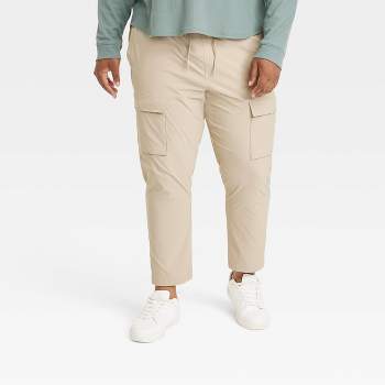 Men's Big & Tall Golf Slim Pants - All In Motion™ Khaki 42x32 : Target