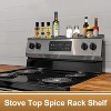 Smart Tech 2 Pack Magnetic Stove Top Shelf Organizer - Kitchen Spice Rack for Effortless Stove Organization - 2 of 4