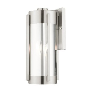 Livex Lighting Sheridan 3 - Light Wall Light in  Brushed Nickel - 1 of 2