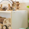 Guidecraft EdQ 2-Shelf Open Storage 30": Children's Wooden Home and Classroom Bookshelf with Fabric Bins, Kids' Toys and School Supply - 3 of 4