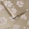 Pierre Pink and Gold Floral Paste the Wall Wallpaper - 3 of 4