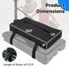 Costway Height Adjustable Portable Basketball Hoop System Shatterproof Sandbag 2 Nets - 2 of 4
