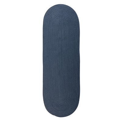Colonial Mills Boca Raton - Lake Blue 2 Ft x10 Ft Runner (Oval) Rug Indoor/Outdoor 100% Polypropylene
