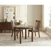 TiramisuBest 60" Rectangular Dining Table for 6, Retro Solid Wood Kitchen & Dining Table, Easy Assembly for Home & Restaurant,Walnut - 2 of 4