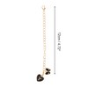 Unique Bargains Butterfly Heart Cup Chain Charm Water Cup Pendant 1 Pc - 2 of 4