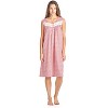 Casual Nights Women's Floral Embroidered/Lace Trim Sleeveless Nightgown - 2 of 4