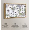 Art Remedy Texture and Flowers Colorful buterfly and flowers wall art Framed - 3 of 4