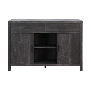 FC Design 47"W Sideboard Storage Cabinet, Dining Server Cupboard Buffet Table with Two Cabinets and Drawers - 1 of 4