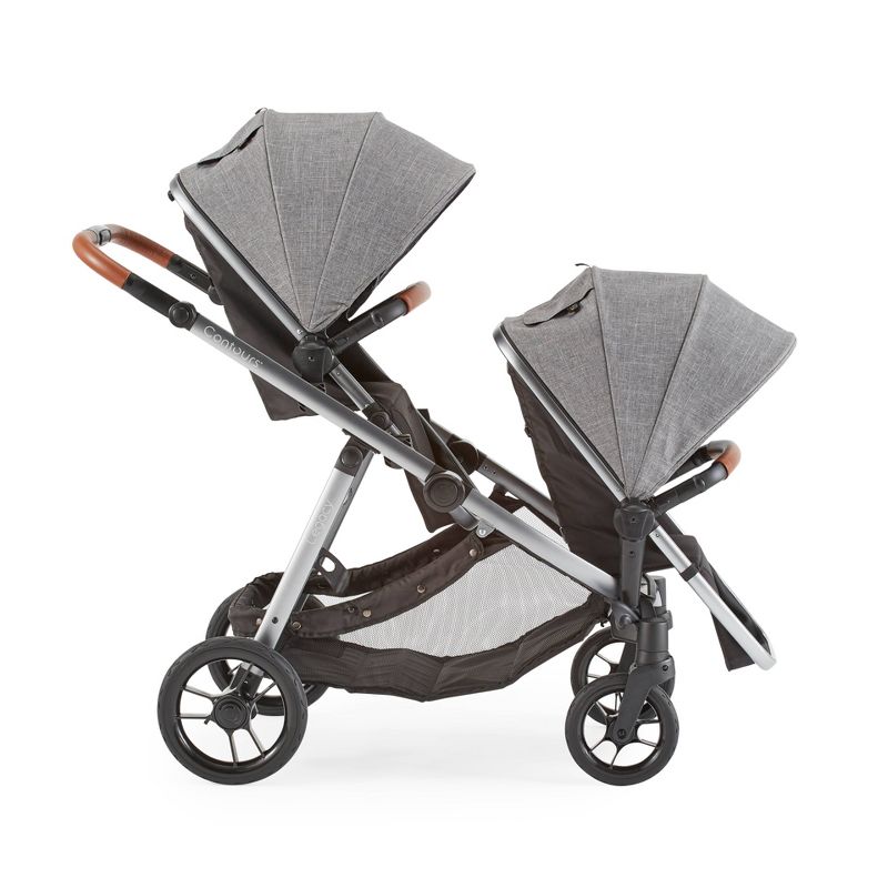 Contours Legacy Single to Double Convertible Stroller - Gray, 6 of 12