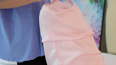 King Size Peacock Blue Silk Pillowcase with Zipper
