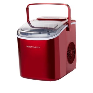Improvements 26 lb. Portable Compact Ice Maker with Handle Refurbished - 1 of 4