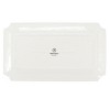 Gibson Holiday Vines 16 Inch Fine Ceramic Serving Platter in Red - 3 of 4