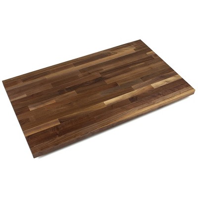 John Boos 60 x 38 x 1.5 inch Rectangular Blended Solid Walnut Butcher Block Cutting Board with Natural Oil Finish for Kitchen Counters or Island Tops
