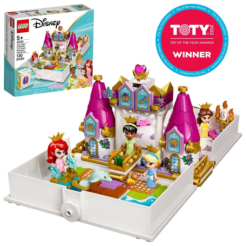 UPC 673419337601 product image for LEGO Disney Ariel, Belle, Cinderella and Tiana's Storybook Adventures 43193 | upcitemdb.com