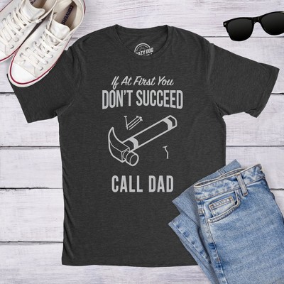 Мужские футболки Crazy Dog T-Shirts, Inc. Mens Don't Succeed Call Dad Funny Shirts for Dads Hilarious Fathers Day T shirt - Crazy Dog Men's T Shirt Gift for Dad Black XL — фото 2